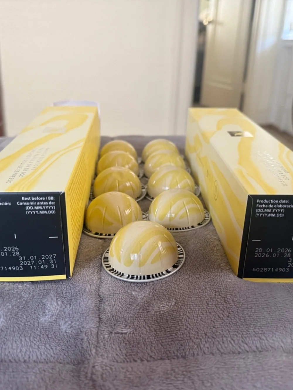 Vertuo NEW Limited Edition  Yuzu Vanilla Over Ice Yuzu & Vanilla (19 pods)
